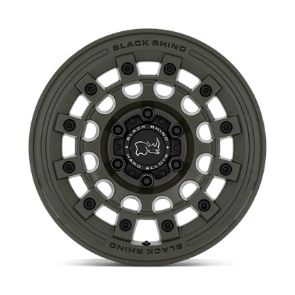Black Rhino Hard Alloys | FUJI | 17.0x8.00 | 6X139.7 | 20 | OLIVE DRAB GREEN