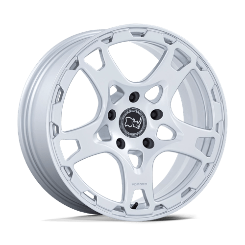 Black Rhino Hard Alloys | KLAUE | 18.0x8.00 | 5X130 | 20 | MATTE SILVER