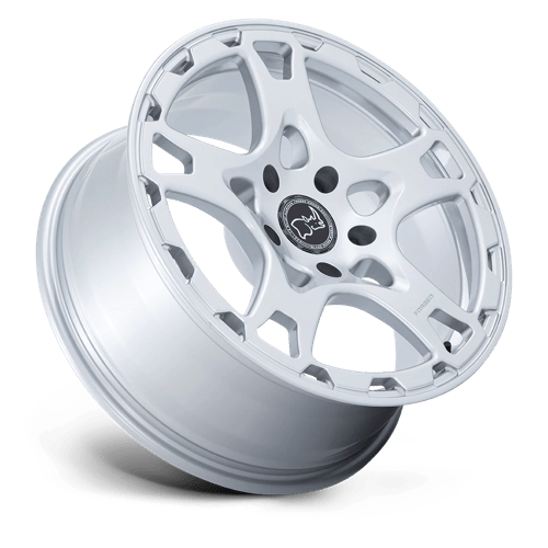 Black Rhino Hard Alloys | KLAUE | 18.0x8.00 | 5X130 | 20 | MATTE SILVER