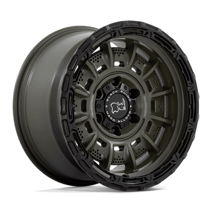Black Rhino Hard Alloys | LEGION | 20.0x10.00 | 8X165.1 | -18 | OLIVE DRAB GREEN W/ BLACK LIP