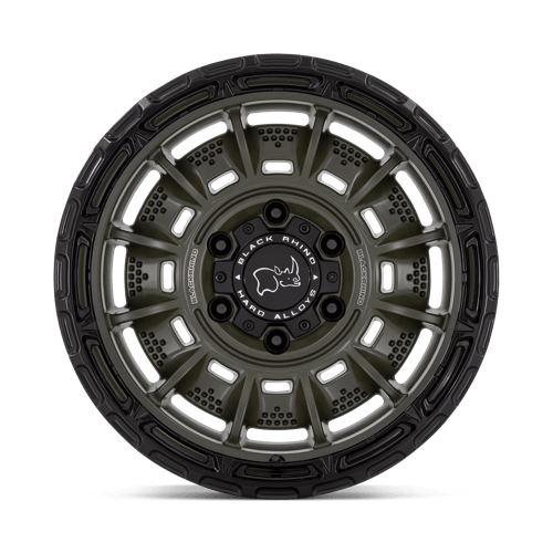 Black Rhino Hard Alloys | LEGION | 20.0x10.00 | 8X165.1 | -18 | OLIVE DRAB GREEN W/ BLACK LIP