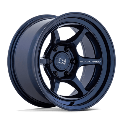 Black Rhino Hard Alloys | SHOGUN | 17.0x8.50 | 6X139.7 | -10 | GLOSS MIDNIGHT BLUE