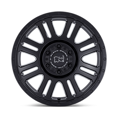 Black Rhino Hard Alloys | YELLOWSTONE | 16.0x8.00 | 5X160 | 45 | MATTE BLACK