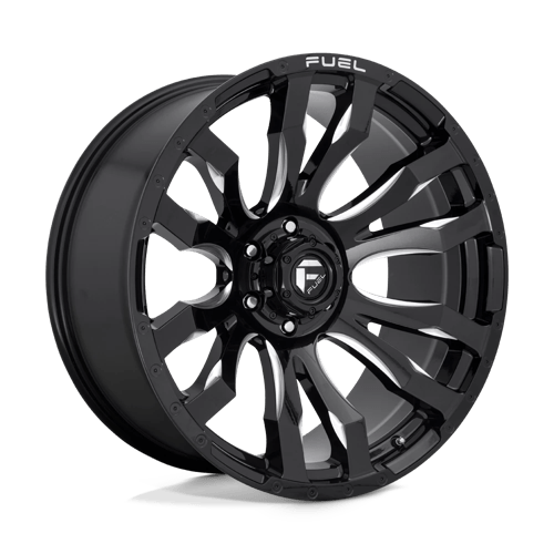 Fuel 1PC | D673 BLITZ | 20.0x9.00 | 6X139.7 | 20 | GLOSS BLACK MILLED
