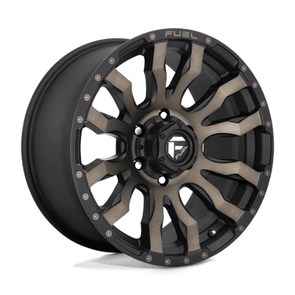 Fuel 1PC | D674 BLITZ | 20.0x9.00 | 8X180 | 20 | MATTE BLACK DOUBLE DARK TINT