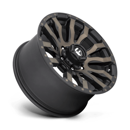 Fuel 1PC | D674 BLITZ | 18.0x9.00 | 8X170 | 20 | MATTE BLACK DOUBLE DARK TINT