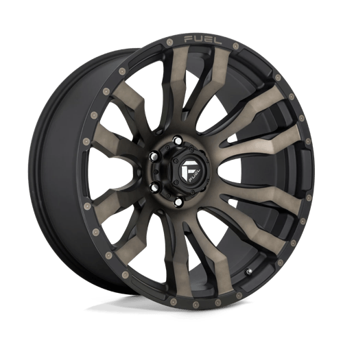 Fuel 1PC | D674 BLITZ | 22.0x10.00 | 6X139.7 | -18 | MATTE BLACK DOUBLE DARK TINT