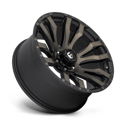 Fuel 1PC | D674 BLITZ | 22.0x10.00 | 6X139.7 | -18 | MATTE BLACK DOUBLE DARK TINT