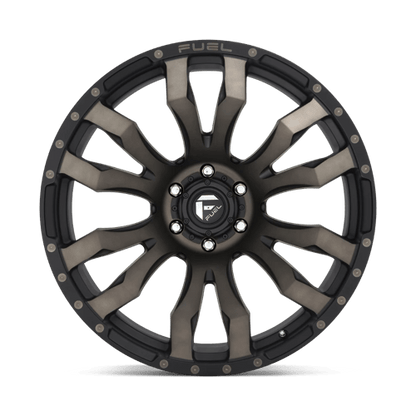 Fuel 1PC | D674 BLITZ | 22.0x10.00 | 6X139.7 | -18 | MATTE BLACK DOUBLE DARK TINT