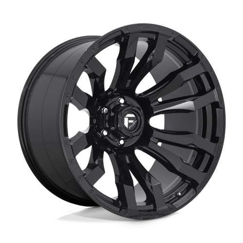 Fuel 1PC | D675 BLITZ | 18.0x9.00 | 8X165.1 | 20 | GLOSS BLACK