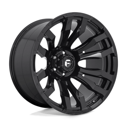 Fuel 1PC | D675 BLITZ | 18.0x9.00 | 8X165.1 | 20 | GLOSS BLACK