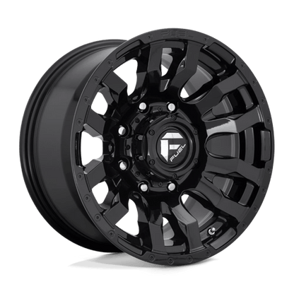 Fuel 1PC | D675 BLITZ | 22.0x10.00 | 8X165.1 | -18 | GLOSS BLACK