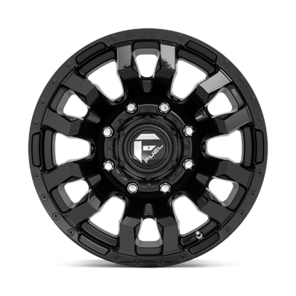 Fuel 1PC | D675 BLITZ | 22.0x10.00 | 8X165.1 | -18 | GLOSS BLACK