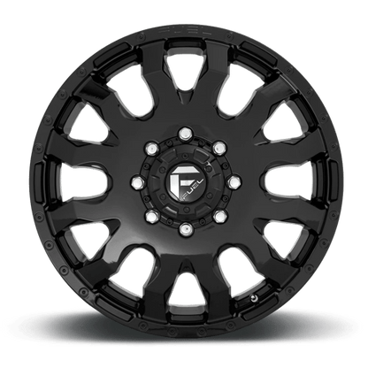 Fuel 1PC | D675 BLITZ | 20.0x8.25 | 8X200 | 105 | GLOSS BLACK