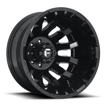 Fuel 1PC | D675 BLITZ | 20.0x8.25 | 8X165.1 | -240 | GLOSS BLACK