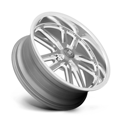 US Mag 1PC | U130 BULLET | 22.0x9.00 | 5X127 | 1 | TEXTURED GUNMETAL W/ MILL EDGE
