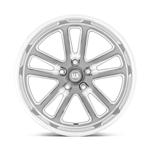 US Mag 1PC | U130 BULLET | 20.0x9.50 | 5X127 | 1 | TEXTURED GUNMETAL W/ MILL EDGE