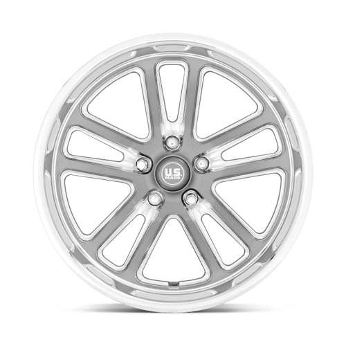 US Mag 1PC | U130 BULLET | 22.0x11.00 | 5X127 | 18 | TEXTURED GUNMETAL W/ MILL EDGE