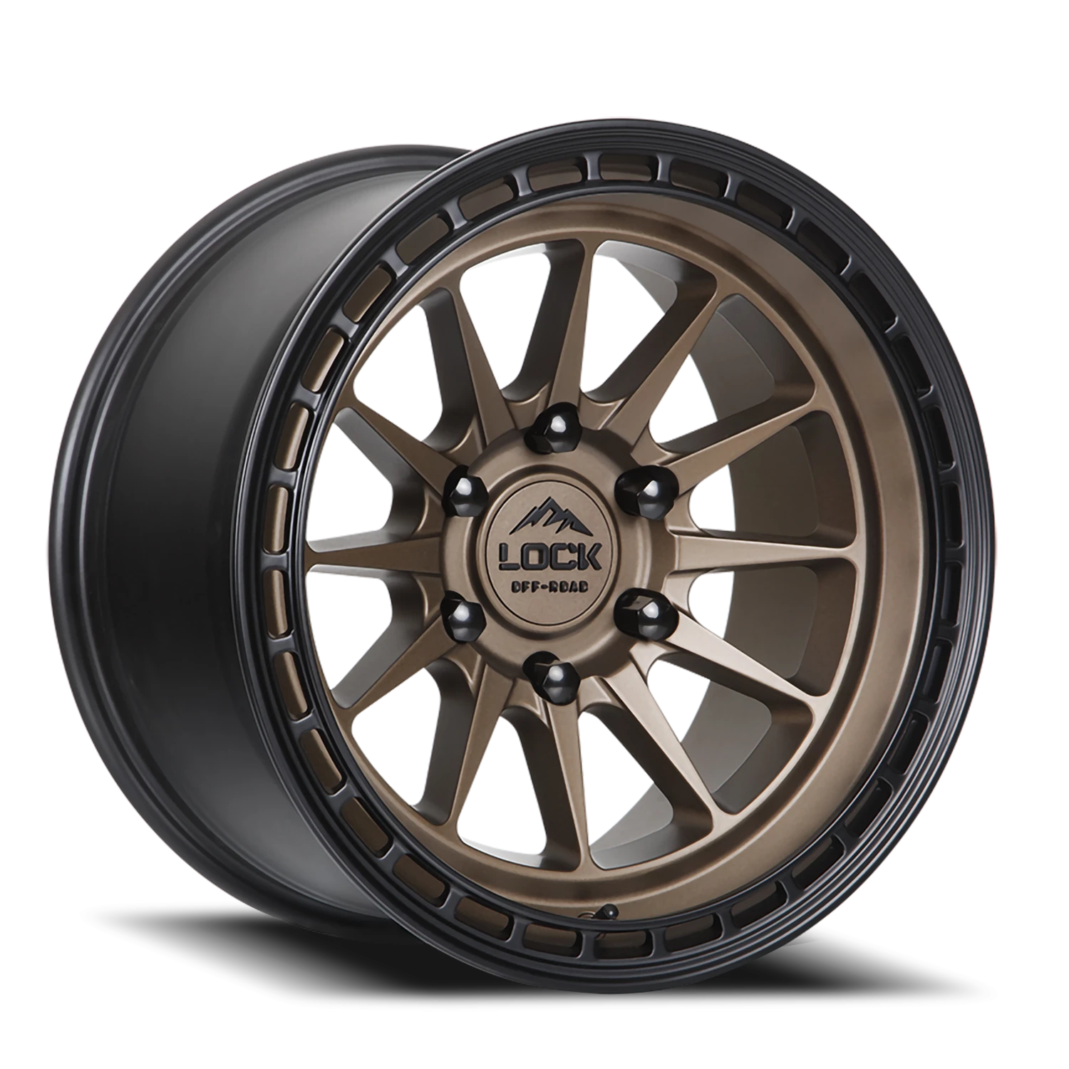 BAJA | 17X9 | 5X127 | -12 | MATTE DESERT BRONZE W MATTE BLACK RING | BAJA-7957MRMBR12N