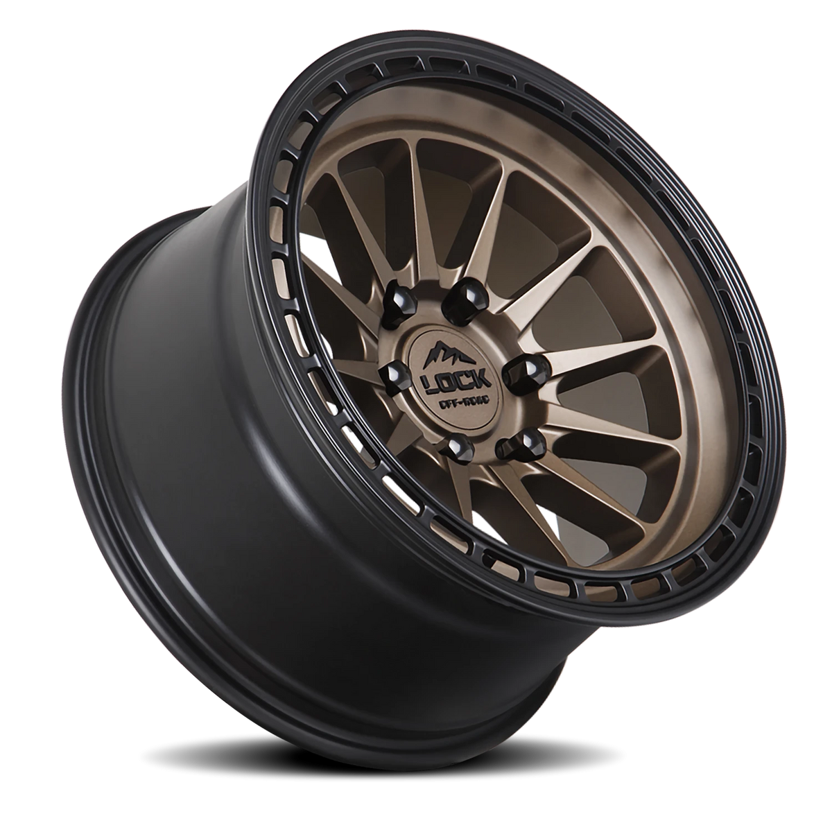 BAJA | 17X8 | 5X114.3 | +40 | MATTE DESERT BRONZE W MATTE BLACK RING | BAJA-7854MR - Image 2