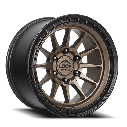 BAJA | 17X8 | 6X130 | +38 | MATTE DESERT BRONZE W MATTE BLACK RING | BAJA-7860MR