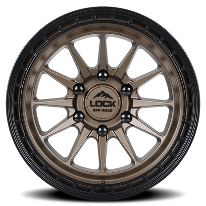 BAJA | 17X8 | 6X130 | +38 | MATTE DESERT BRONZE W MATTE BLACK RING | BAJA-7860MR - Image 3