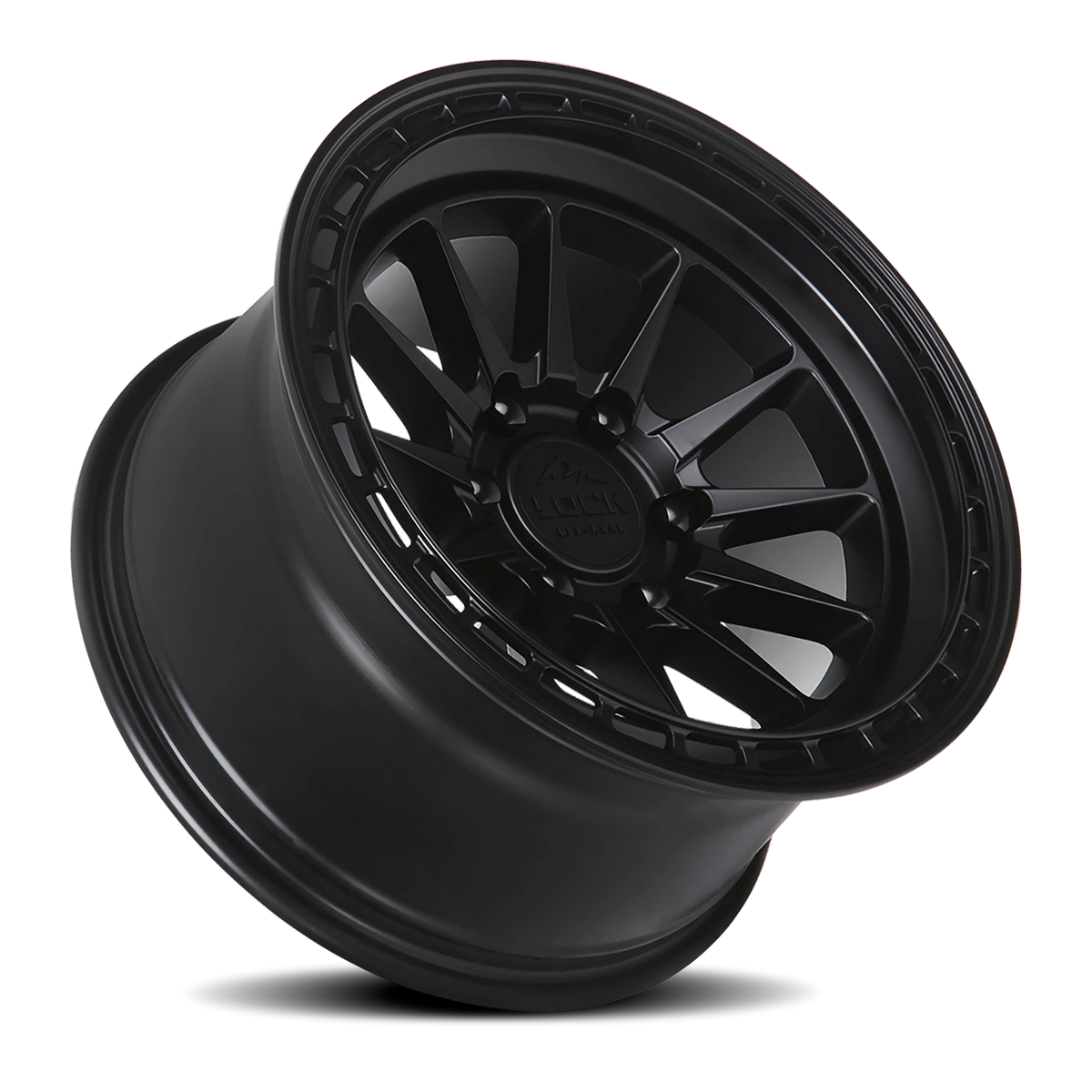 BAJA | 17X8 | 5X114.3 | +40 | MATTE BLACK W MATTE BLACK RING | BAJA-7854MB - Image 2