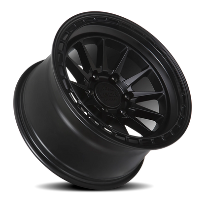 BAJA | 17X8 | 5X114.3 | +40 | MATTE BLACK W MATTE BLACK RING | BAJA-7854MB - Image 2