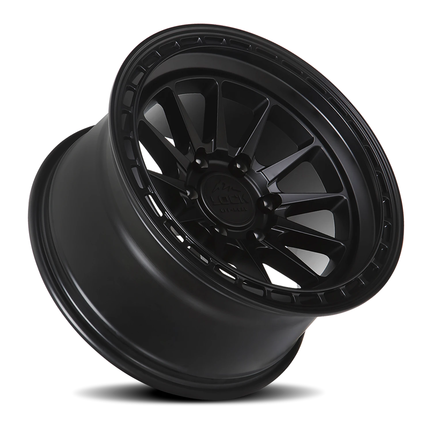 BAJA | 17X8 | 5X120 | +40 | MATTE BLACK W MATTE BLACK RING | BAJA-7845MB - Image 2