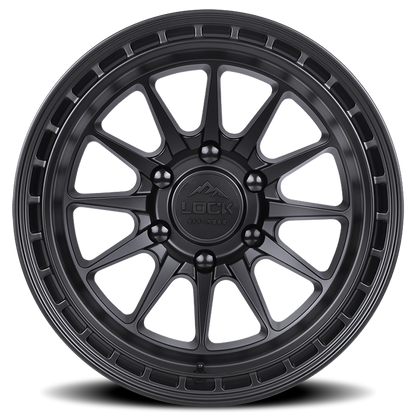 BAJA | 17X8 | 5X114.3 | +40 | MATTE BLACK W MATTE BLACK RING | BAJA-7854MB - Image 3