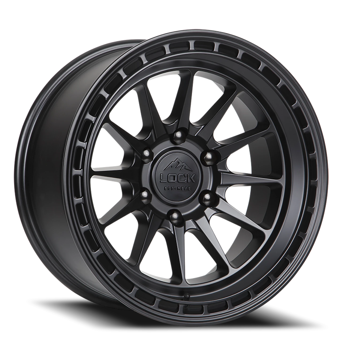 BAJA | 17X8 | 6X130 | +38 | MATTE BLACK W MATTE BLACK RING | BAJA-7860MB