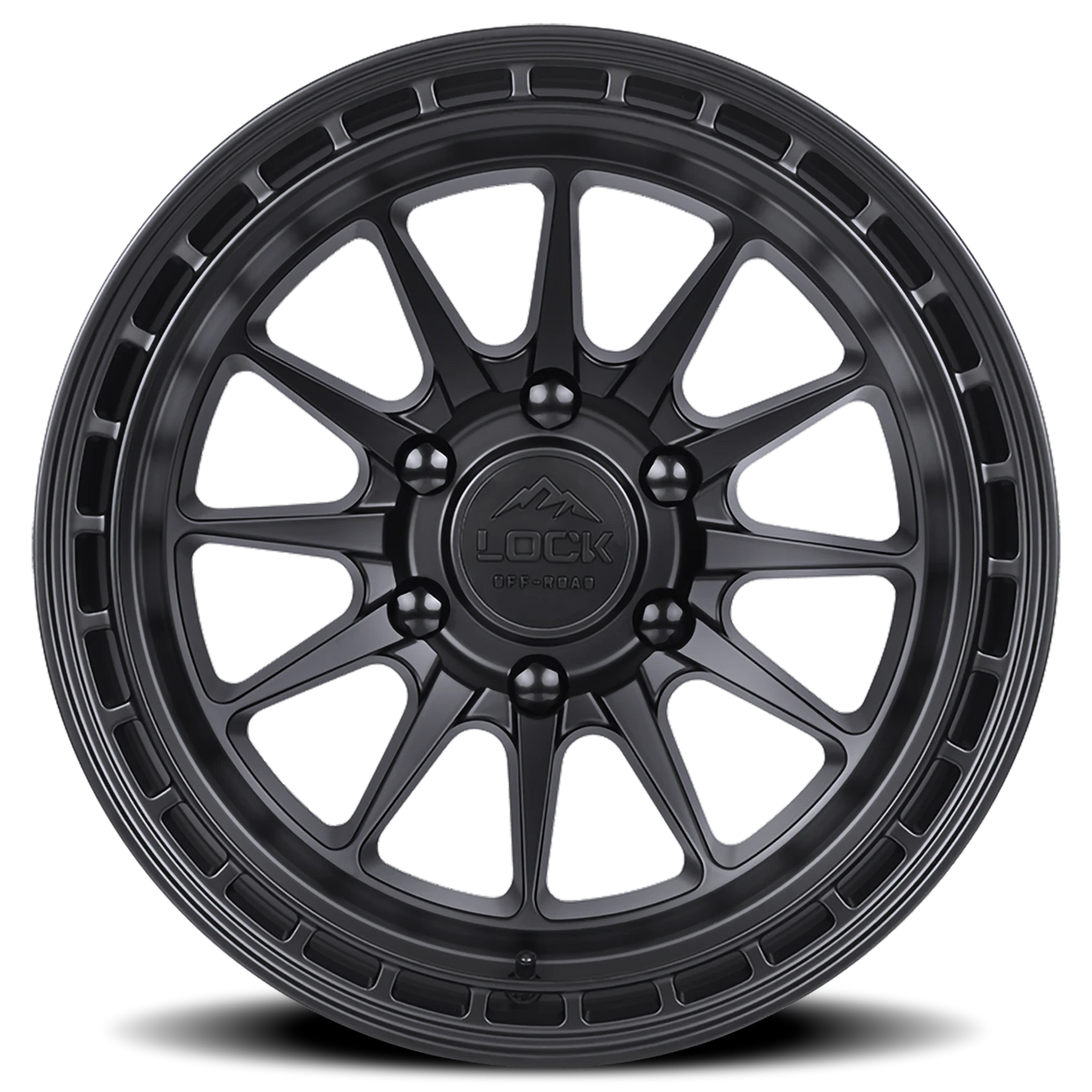 BAJA | 17X8 | 6X130 | +38 | MATTE BLACK W MATTE BLACK RING | BAJA-7860MB - Image 3