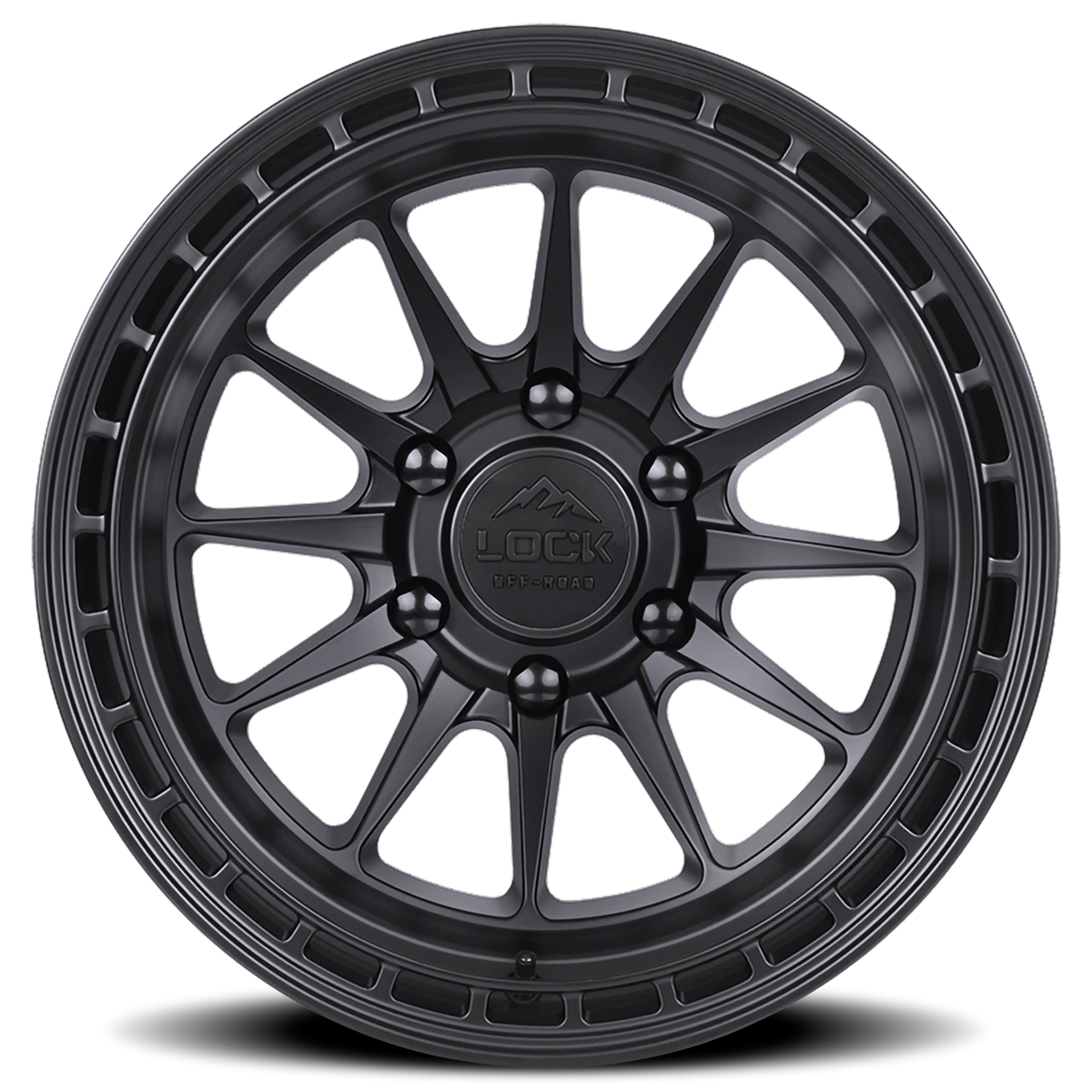 BAJA | 17X8 | 6X130 | +38 | MATTE BLACK W MATTE BLACK RING | BAJA-7860MB - Image 3