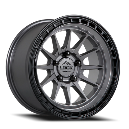 BAJA | 17X8 | 5X114.3 | +40 | MATTE GREY W MATTE BLACK RING | BAJA-7854MG