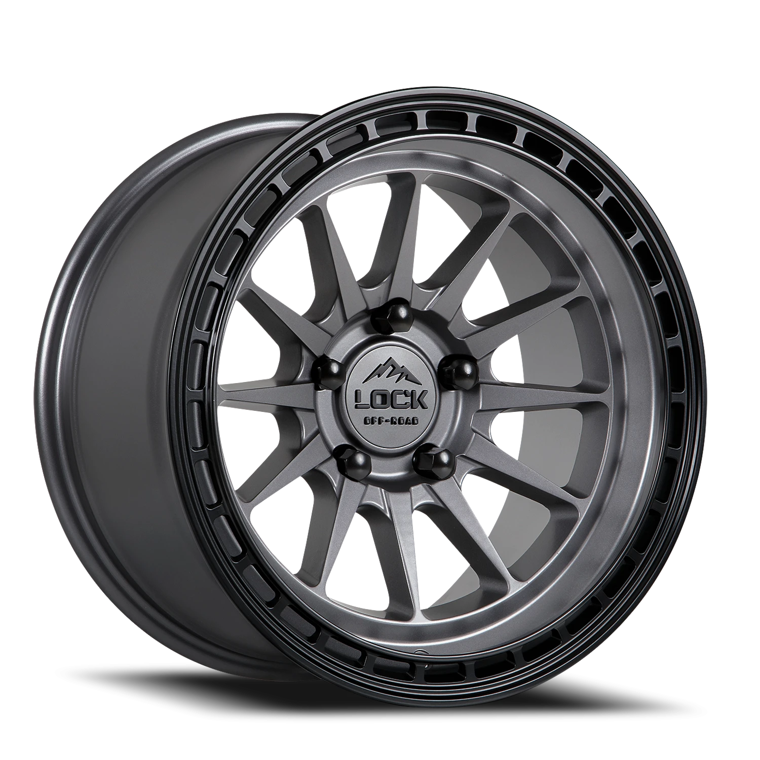 BAJA | 17X9 | 6X139.7 | -12 | MATTE GREY W MATTE BLACK RING | BAJA-7969MGMBR12N