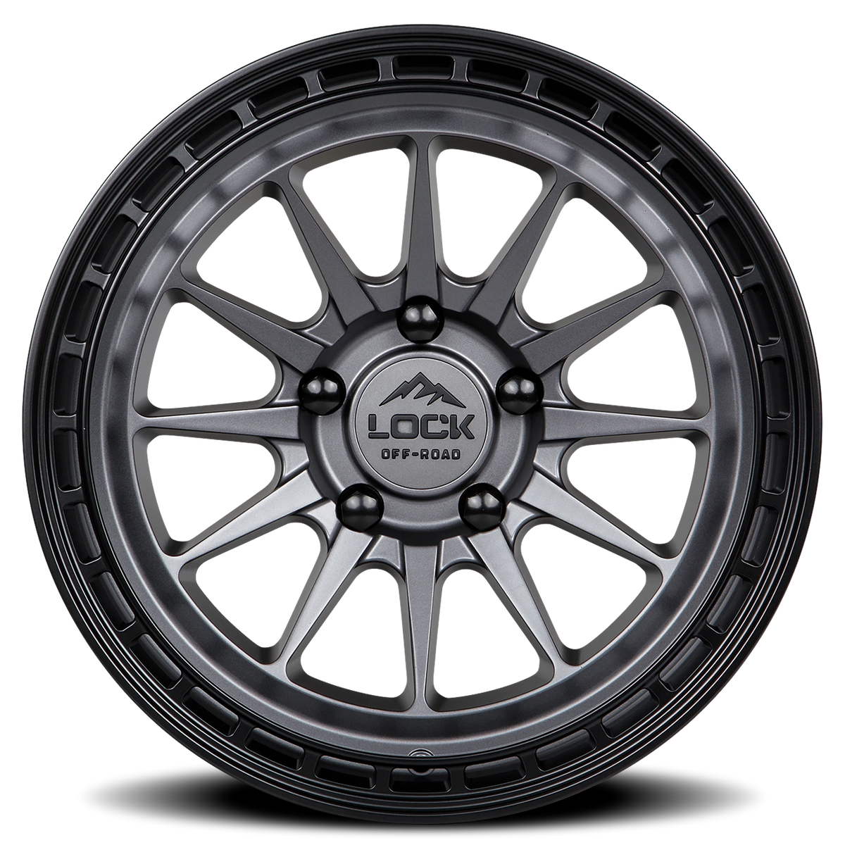 BAJA | 17X9 | 6X135 | +0 | MATTE GREY W MATTE BLACK RING | BAJA-7963MGMBR - Image 3