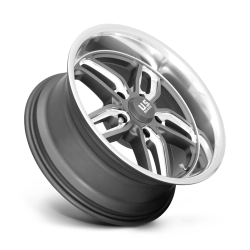 US Mag 1PC | U129 CTEN | 20.0x8.50 | 5X127 | 7 | MATTE GUN METAL MILLED