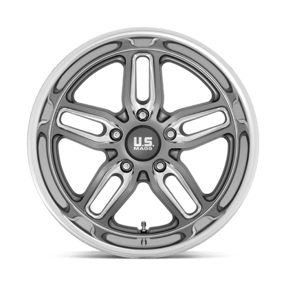 US Mag 1PC | U129 CTEN | 20.0x8.50 | 5X127 | 7 | MATTE GUN METAL MILLED