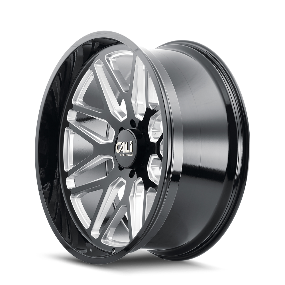 CALI OFF-ROAD INVADER GLOSS BLACK MILLED | 28x12 | 6x135 | -44mm | 9115-28236BM