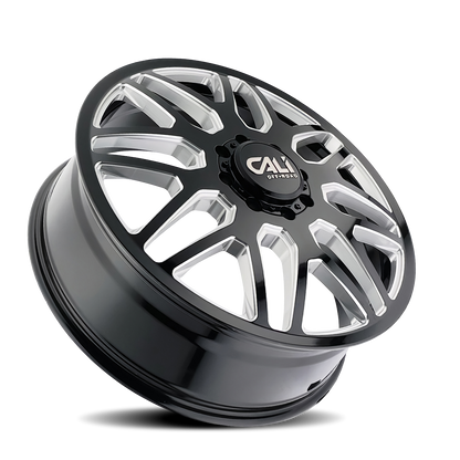 CALI OFF-ROAD INVADER DUALLY GLOSS BLACK MILLED | 22x8.25 | 8x165.1 | -232mm | 9115D-22881BMR232