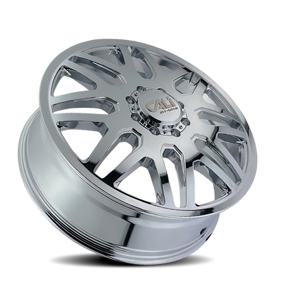 CALI OFF-ROAD INVADER DUALLY CHROME | 24x8.25 | 8x210 | 115mm | 9115D-24879CF115