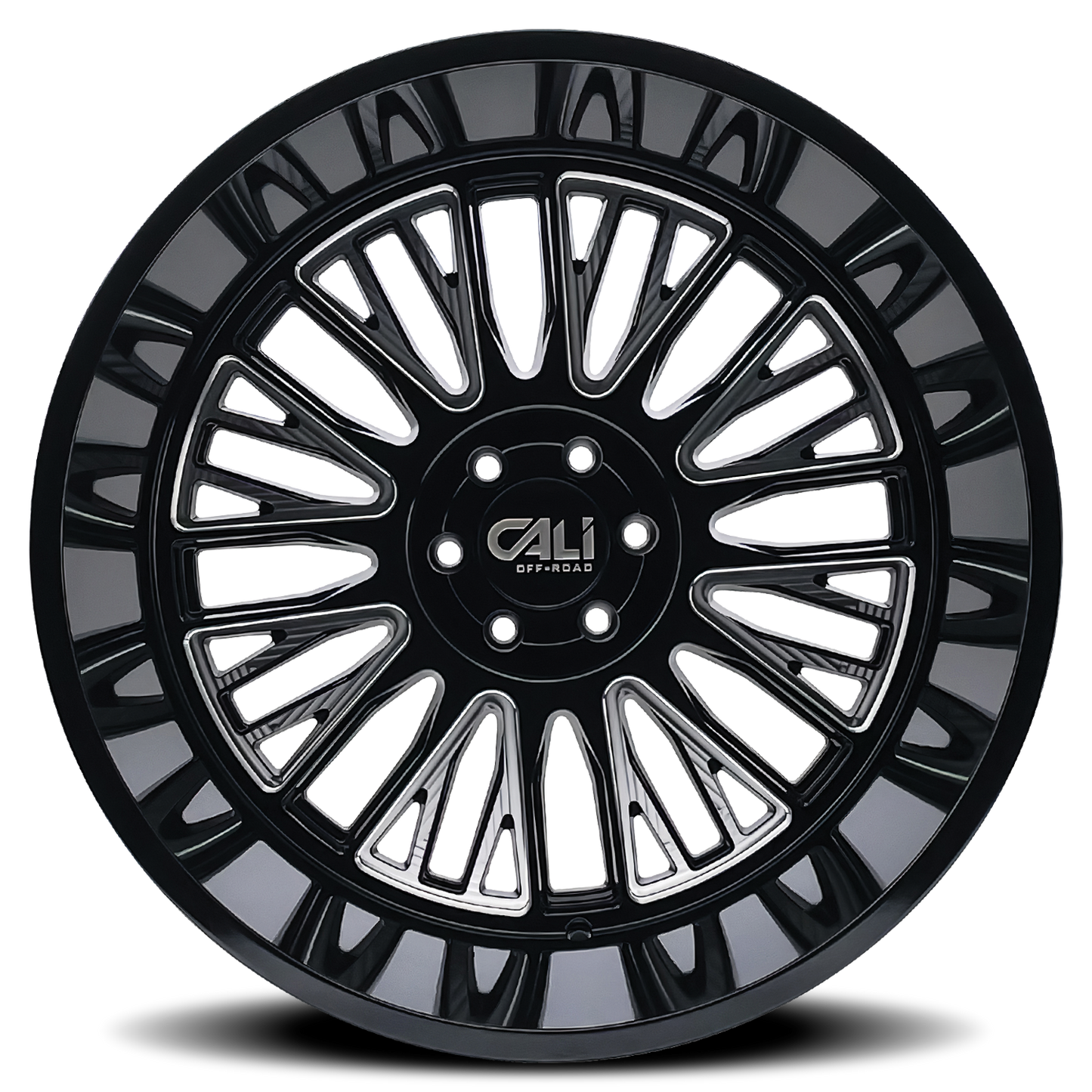 CALI OFF-ROAD VERTEX GLOSS BLACK MILLED | 20x10 | 5x139.7 | -25mm | 9116-2185BM