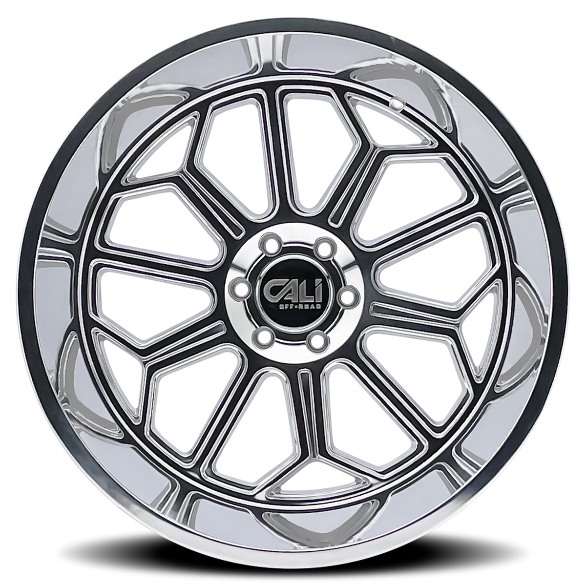 CALI OFF-ROAD AUBURN POLISHED | 20x10 | 8x165.1 | -25mm | 9117-2181P