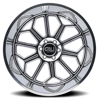 CALI OFF-ROAD AUBURN POLISHED | 20x10 | 8x165.1 | -25mm | 9117-2181P