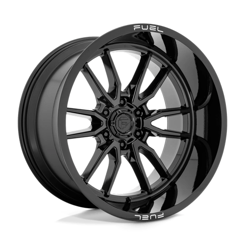 Fuel 1PC | D760 CLASH | 22.0x12.00 | 6X139.7 | -44 | GLOSS BLACK