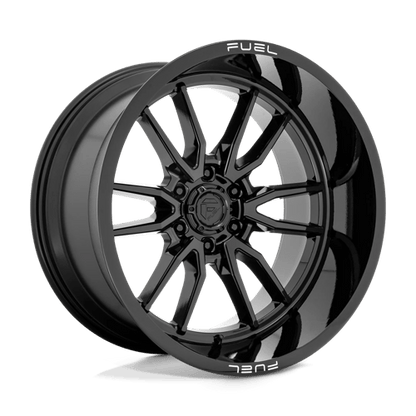 Fuel 1PC | D760 CLASH | 22.0x12.00 | 6X139.7 | -44 | GLOSS BLACK