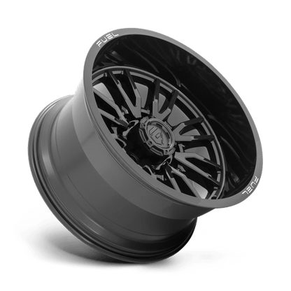 Fuel 1PC | D760 CLASH | 22.0x12.00 | 8X165.1 | -44 | GLOSS BLACK