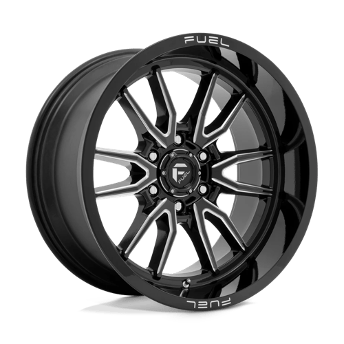 Fuel 1PC | D761 CLASH | 20.0x10.00 | 6X135 | -18 | GLOSS BLACK MILLED