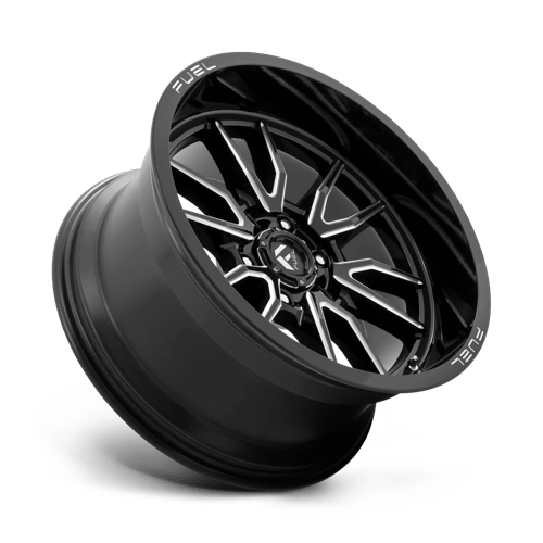 Fuel 1PC | D761 CLASH | 20.0x10.00 | 6X139.7 | -18 | GLOSS BLACK MILLED