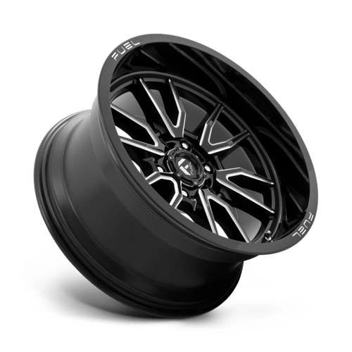 Fuel 1PC | D761 CLASH | 18.0x9.00 | 6X139.7 | 1 | GLOSS BLACK MILLED